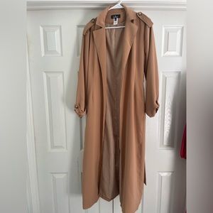 Lulus light weight trench coat